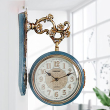 Double-Sided Wall Clock European Living Room Hanging Table Creative Pow Patrol Watch Mechanism Silent Kitchen Living Room 5Q324 2024 - buy cheap