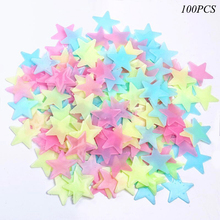 Luminous Star DIY Sticker Toys 3CM Stars Meteor Shower Luminous Sticker 100PCS Kids Bedroom Dress Up Meteor Rain Gift For Infant 2024 - buy cheap