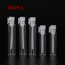 5Pcs 1ML 2ML mini Glass Perfume Vials, Glass Bottle, Parfum Sample Vial, Tester Perfume Tube Bottle with Drop Rod 2024 - buy cheap