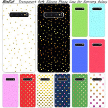 Hot Polka Dots Soft Silicone Case For Samsung Galaxy S10 S9 S8 Plus S7 Edge A6 A8 Plus A7 A9 2018 A5 2017 Fashion Cover 2024 - buy cheap