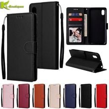 Huawei Honor 8S Leather Case on For Huawei Honor 8S 8 S KSE-LX9 Cover Classic Style Solid Color Flip Wallet Phone Cases Coque 2024 - buy cheap