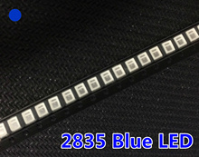 100 unids/lote SMD LED 2835 luz azul 0,2 W 460-465nm SMD 2835 LED 3,0 ~ 3,4 V led azul 2024 - compra barato