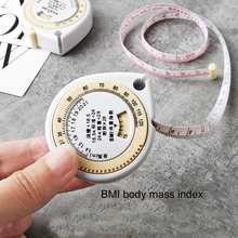 1PC BMI Body Mass Index Retractable Tape 150cm Measure Calculator Diet Weight Loss Tape Measures Tools 2024 - buy cheap