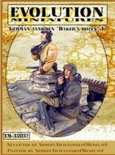 Kit de modelo de tanque de resina, grupo de mando de invierno, 2 figuras, 1/35 2024 - compra barato