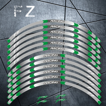 Venda quente 8 estilo da motocicleta roda pneu aro adesivos 17 polegada roda para yamaha fz1 fz6 FZ-07 fz8 FZ-09 FZ-10 fzs1000 fazer 2024 - compre barato