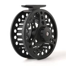 2+1BB Ball Bearing Fly Reel Aluminum Alloy Spool 85MM Weights 5/6 7/8 WT Die Casting Fly Fishing Wheel Left/Right Handed Black 2024 - buy cheap