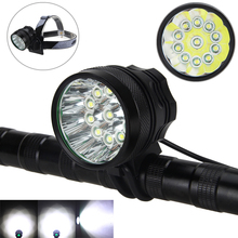 12000Lumen 11X XM-L T6 LED front Bicycle Bike Light Lamps Headlight Rechargeable+8.4v Battery set+Headband 2024 - buy cheap