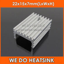WE DO HEATSINK 20pcs 22x15x7mm Aluminum Heatsinks Radiator Heatsink TO-220/TO220 MOSFET 2024 - buy cheap