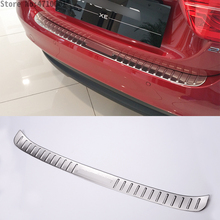 For Jaguar XF 2016 2017 304 Stainless Steel Car Rear Trunk Door Bumper Outside Sill Plate Protector Cover Trim Logo Accessories 2024 - buy cheap