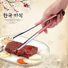 22.5CM Stainless Steel Kitchen Tongs BBQ Tongs Barbecue Grill Food Clip Cooking Ice Tongs Meat Salad Toast Tongs Kitchen Tools 2024 - buy cheap