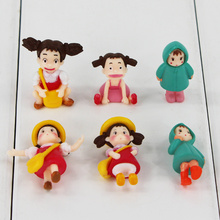 Bonecos de meu próximo totoro 6 segundos, brinquedos de personagens do anime totoro mei kuakabe satsuki hayao miyazaki 2024 - compre barato