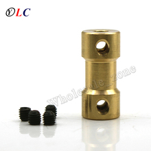 2/2.3 / 3 / 3.175 / 4 / 5 /6 mm Copper Rigid Coupling Gear Notor Shaft Coupler Airplane Model Connector 3mm to 3mm Solid Adapter 2024 - buy cheap