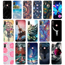 Q For Xiaomi Redmi Note 6 Pro Case 6.26'' Silicone Soft TPU Back Cover For Xiaomi Redmi Note 6 Pro Case Note6 Pro 6Pro Case 2024 - buy cheap