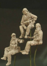1/35 especial de la tripulación en el Afganistán incluye 3 figura de resina en miniatura kits miniatura gk Unassembly sin pintar 2024 - compra barato