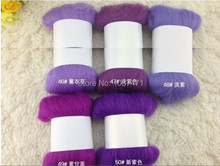 filler for pillows diy felt bag wool roving merino wool felt toy needle felting poke fun purple 10 system Free shipping 2024 - buy cheap
