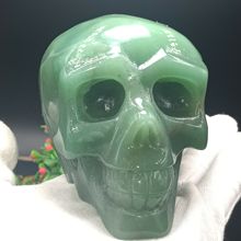 995g meditation and healing of skull carved with natural dongling jade 2024 - buy cheap