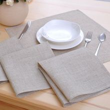 10pcs Western napkins European style cotton linen napkins cloth art tablecloths restaurant western placemats insulation pads 2024 - buy cheap