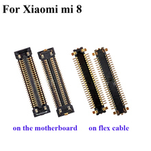 1 SET For For Xiaomi mi 8 mi8  LCD display screen FPC connector For Xiaomi mi 8 mi8 logic on motherboard mainboard 2024 - buy cheap