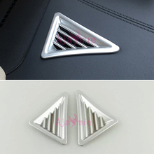 Chrome Car Styling Dashboard AC outlet Air Vent Cover Overlay Panel 2016-2019 For Toyota Alphard VELLFIRE 30 Accessories 2024 - buy cheap