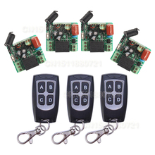 Receptor do sistema de interruptor remoto sem fio tamanhos 220v 1ch 10a rf com botão de aprendizagem 3 pçs transmissor
