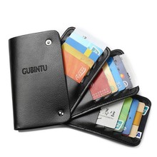 Fashion New 30 Bits Business Credit Card Holder Trunk Pu Leather Buckle Cards Holders Hasp Organizer for Unisex Free Shipping 2024 - buy cheap