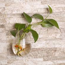 Dinosaur Egg Shaped Transparent Wall Hanging Vase Hydroponic Container Plant Flower Glass Bottle Home Office Wedding Decor 2024 - buy cheap