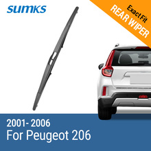 SUMKS Rear Wiper Blade for Peugeot 206 2001 2002 2003 2004 2005 2006 2024 - buy cheap