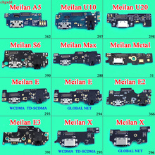 Cltgxdd micro dock conector, porta de carregamento usb, substituição cabo flexível para meizu meilan e e2 e3 a5 u10 u20 s6 max metal x 2024 - compre barato