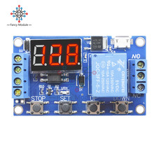 Time Relay DC 6-30V Support Micro USB 5V LED Display Automation Cycle Control Off Switch Delay Time Relay 6V 9V 12V 24V 2024 - buy cheap