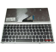 Ssea-teclado para computador portátil, novo teclado americano para lenovo ideapad u310, com moldura prateada, frete grátis 2024 - compre barato