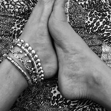 Tobilleras Vintage para Mujer, pulsera tobillo bohemio, sandalias descalzas, Pulseras Tobilleras Mujer, joyería para pie 2024 - compra barato