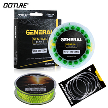 Goture Fly Fishing Kits Line Set 100M Backing Line 20LB/30LB+30M Main Line WF 3/4/5/6/7/8F+9ft Tapered Leader 0X-7X With Loops 2024 - buy cheap