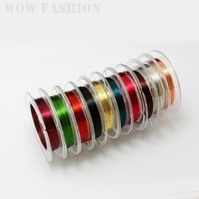 10rolls/lot 0.3MM Copper Wire  10mm /toll Assorted Colors Beading Wire For Women Jewelry Bracelet Earring Bracelet DIY Craft 2024 - buy cheap