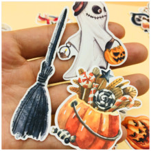 33Pcs Halloween Eve Stickers Children DIY Scrapbooking Album Journal Crafts Decorative Stickers Package DIY Photo Albums 2024 - buy cheap