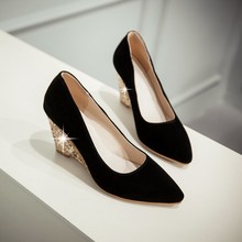 Zapatos de tacón alto para mujer, calzado sexy de primavera y estilo de Otoño, para boda, 7351-2 2024 - compra barato
