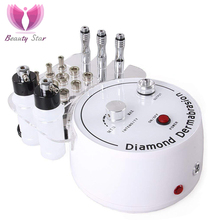 Beauty Star 3in1 Diamond Microdermabrasion Dermabrasion Machine Vacuum Spray Skin Exfoliation Removal Facial Skin Peeling Device 2024 - buy cheap