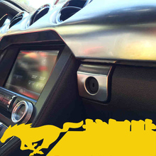 Caixa de armazenamento automotivo do passageiro qhcp, interruptor, botão, guarnição, decoração, adesivo, adequado para ford mustang 2015 + 2024 - compre barato