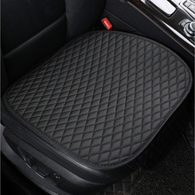 Universal Leather Front Car Seat Cover Cushion Four Seasons Waterproof Storage General Anti Slip Seat Protector Interior 2024 - buy cheap