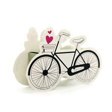 Caja de papel con forma de bicicleta de dibujos animados, caja para regalar para Baby Shower, boda, Festival, decoración del Fiesta De Celebración, 10 Uds., 10x6,5x3,5 cm 2024 - compra barato