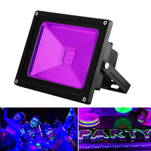 10W 20W 30W al aire libre UV de luz negra AC85-265V IP65 impermeable Ultravioleta de luz de inundación LED luz de la etapa para DJ discoteca fiesta Bar 2024 - compra barato