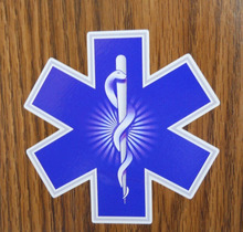 custom stickers hot sales cheap Medical flag sticker low price custom Decal Sticker high quality car Wall,Window Stickerl 2024 - buy cheap