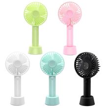 Mini Handheld Fan Portable Rechargeable Battery Operated Cooling Desktop with Base 3 Modes for Home Office Travel Outdoor 2024 - buy cheap