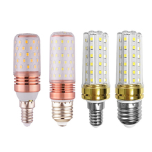 Bombilla LED E27 E14, ampolla de lámpara de 220V, 5W, 12W, 16W, luz blanca cálida/fría para iluminación de sala de estar 2024 - compra barato