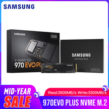 Samsung-disco duro interno EVO PLUS M.2 SSD 970 GB Nvme Pcie, HDD de estado sólido, 250GB, 1TB, y de escritorio para ordenador portátil, TLC 2024 - compra barato