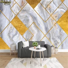 beibehang Custom Nordic minimalistic personality vintage abstract geometric papier peint mural 3d golden tv background wallpaper 2024 - buy cheap