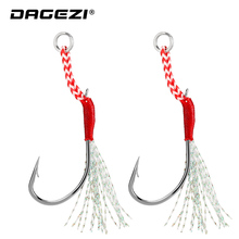 DAGEZI Carbon Steel Fishing Hook 10Pcs/Lot Fishing Hook With Fishing Line Pesca Durable Barbed Hook For Carp Fishing Tackle Box 2024 - buy cheap