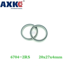 Axk 6704 Hybrid Ceramic Bearing 20*27*4 Mm Abec-1 ( 1 Pc) Industry Motor Spindle 6704hc Hybrids Si3n4 Ball Bearings 3nc 6704rs 2024 - buy cheap