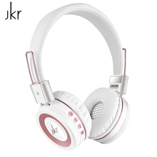 JKR-210B Bluetooth Headset Stereo Sound BT4.2 Support Mic FM Radio AUX Portable Wireless Bluetooth Headphone Fashion Earphone 2024 - buy cheap