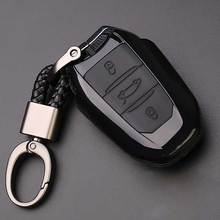 ABS+Silicone Key Case Cover For Peugeot 508 301 2008 3008 4008 407 408 Citroen C5 C6 C4L CACTUS C3XR DS Smart Key 2024 - buy cheap