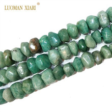 High Quality 100% Natural Amazonites Stone Beads For Jewelry Making DIY Bracelet, Necklace Earring Size 9*14 mm Strand 15" 2024 - buy cheap